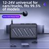 Retractable Car Charger Adapter 3 Socket 12V 24V with Type C PD Cable Vehicle Power Supply Multiple Device Charging