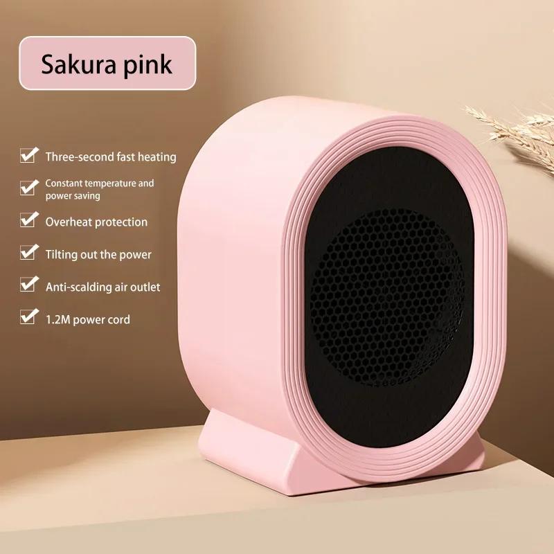Tabletop Vertical Heater Family Bedroom Small Electric Heater Dormitory Fast Heater Suitable for Home Office EU