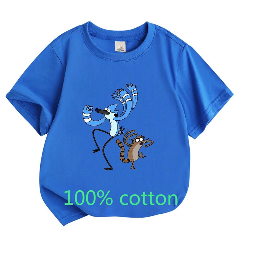Modisches T-Shirt Film Cartoon Kinder Geschenk Jungen Mädchen Universelles T-Shirt Teenager Kleidung