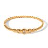 18K Gold-Plated Diamond-Studded Stainless Steel Bangle – Light Luxury Zircon Autumn/Winter Bracelet for Women