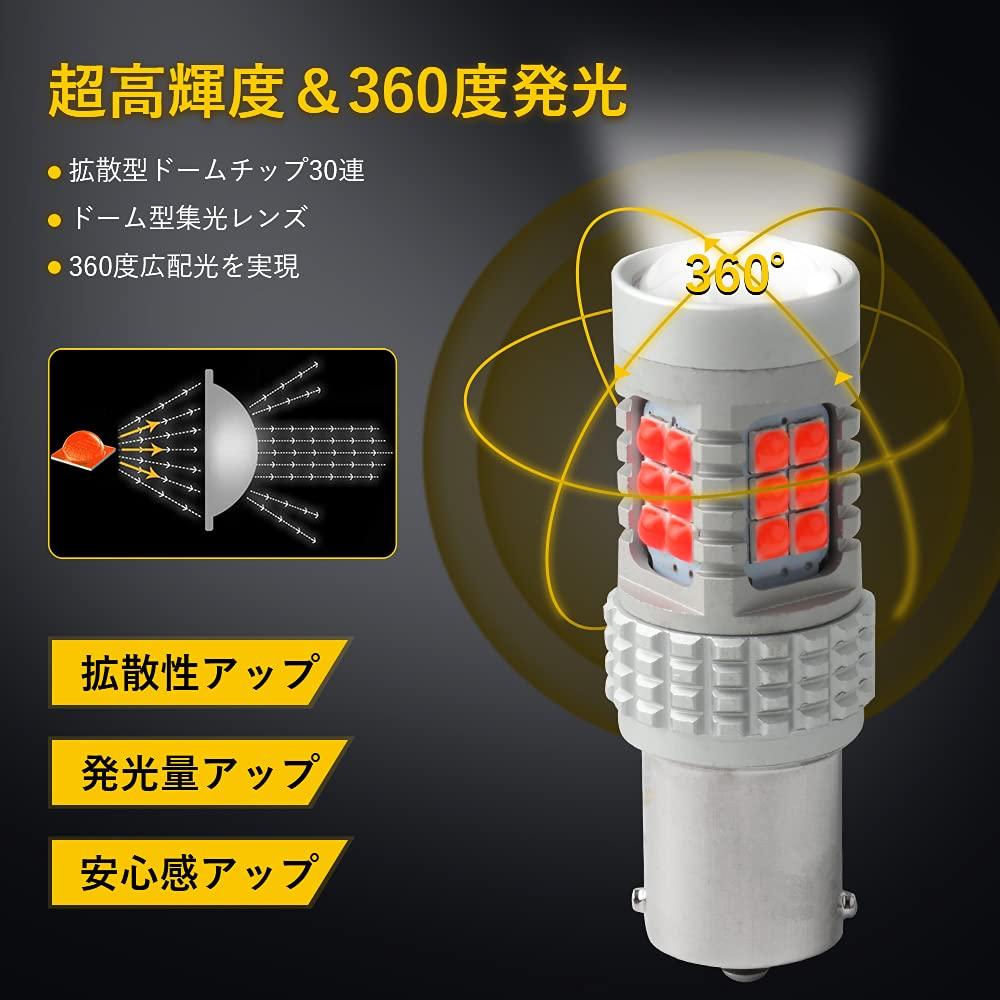 FUTWOD S25 LED Single Brake Lamp Red Explosive Light Built-in