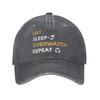 Summer Overwatch   Eat Sleep Overwatch Repea Baseball Cap Sun  Dropshipping UnisexTeens Stylish Running Hippie Baseball Caps