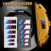 BAAV1 2025 Hot 6PCS Car Brake Decorative Stickers Wheel Hub Styling Decals Accessories For BMW E46 G60 F20 F10 F30 E30 E90 E60 G20 E87