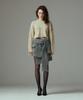 Meuameu Cable Destroyed Crop Knit