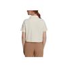 Adidas Originals Series Trefoil Logo Short Sleeve Polo Shirt Women Casual Daily Comfort Tops White HL6578