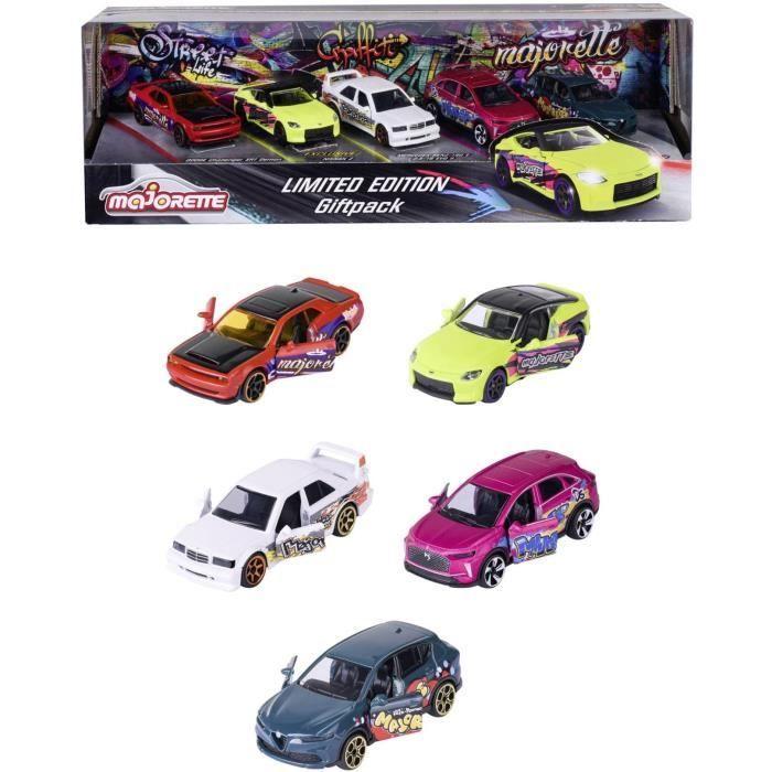 Coffret Cadeau Série Limitée 11 - MAJORETTE - 5 voitures métal exclusives - Roues libres - Échelle 1/64 - Des 3 ans