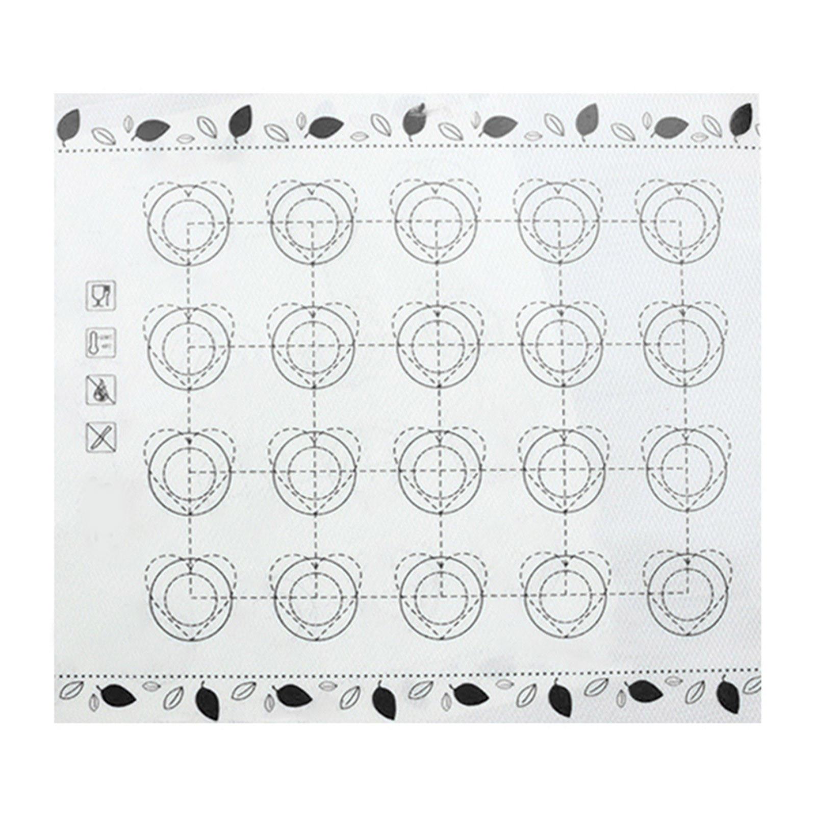 

(Никита) Антипригарный силиконовый коврик для выпечки, термостойкий вкладыш, лист для духовки, макаронное печенье One Size чёрный