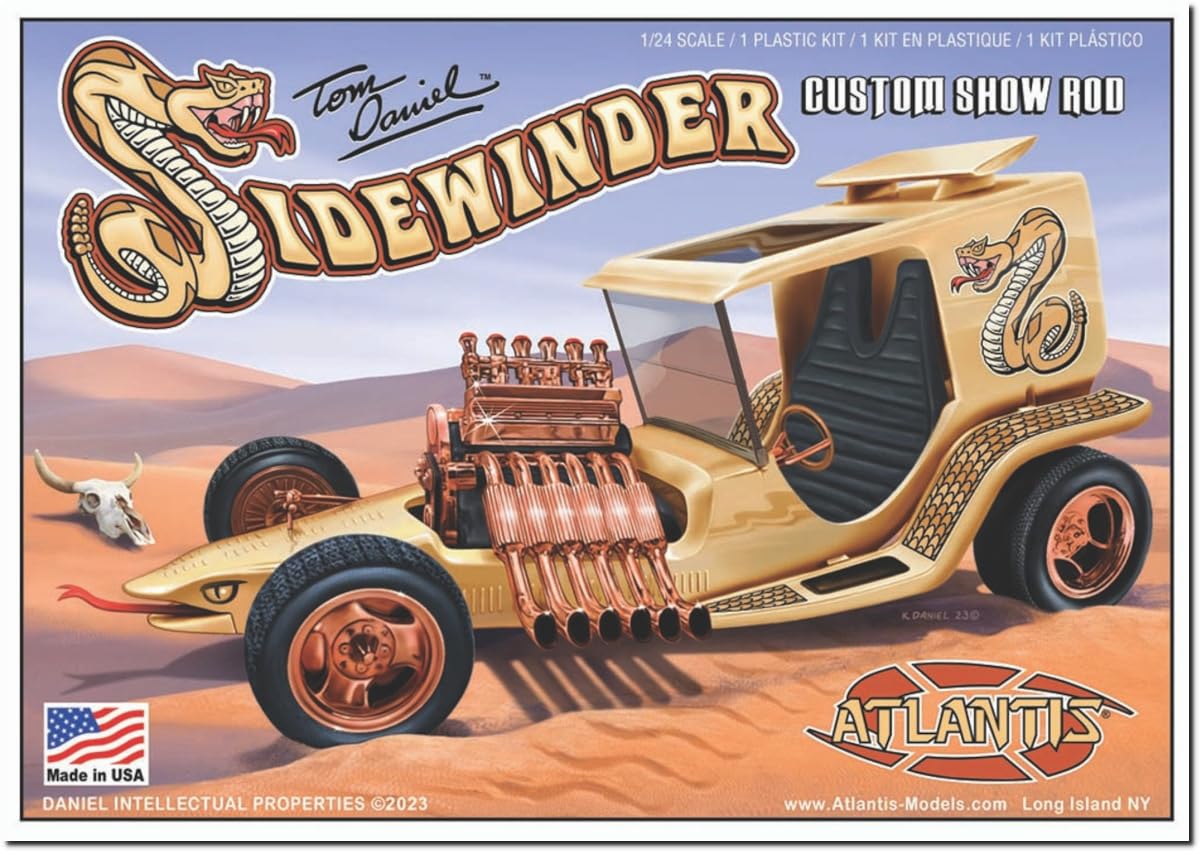 

Atlantis Models Tom Daniel Sidewinder Show Car Пластиковая модель ATLAMCM2210 1/24
