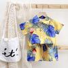 Children's Summer Suit Boys' Summer Suit Baby's Short Sleeved Shorts T-shirt Loose Shirt Trendy Children's Clothing