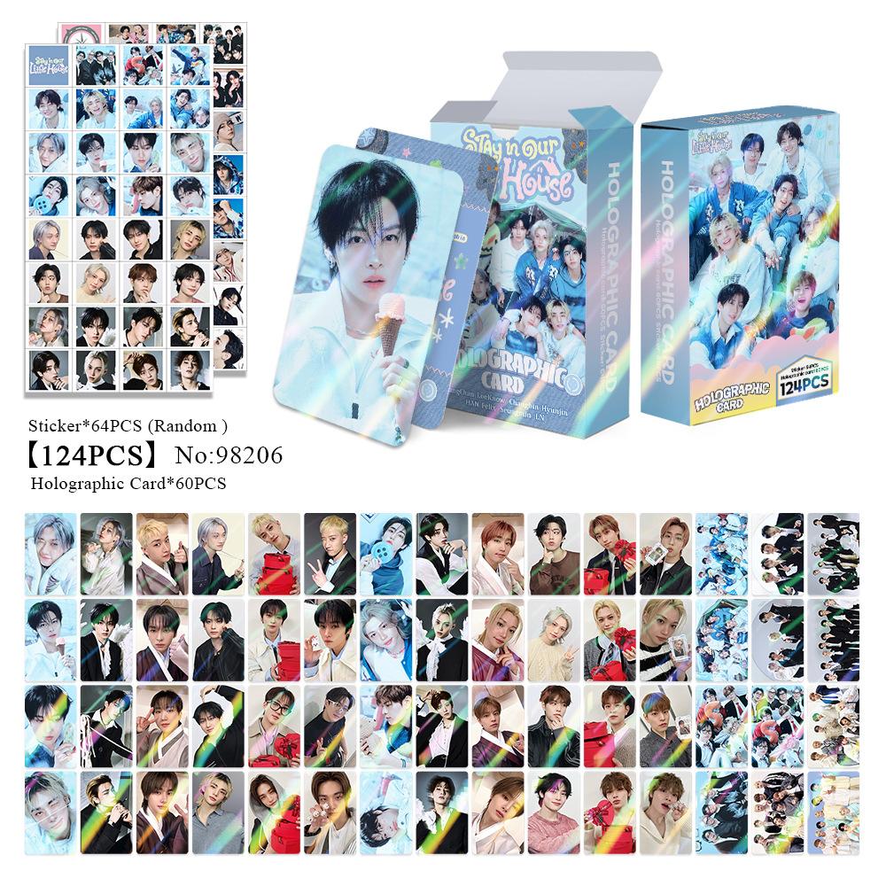 124Pcs  Card Stray Kids Card Boy Group Album "DO IT"Pocards Lomo Hyunjin Felix LeeKnow Han BangChan  Album Fans Gifts