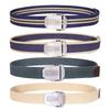 Canvas Leather Buckle Belt: Unisex Casual Woven Fashion Outdoor Tactical Style