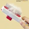 Cat Hair Remover Comb Flea Comb Multifunctional Pet Brush Self-Cleaning Cat Grooming Brush With Stainless Steel Teeth Cat Combs
