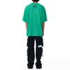 We11done Ss22 Logo Heart Pattern Printed Round Neck Short Sleeve T-Shirt Unisex T-Shirt Green WD-TT1-22-672-U-GR