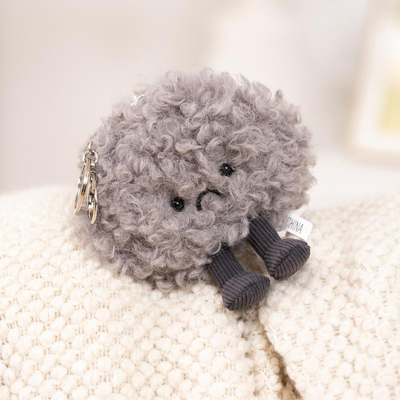 Hot Sale 23x26cm Dark Cloud Pillow Creative Plush Stuffed Gray Cloud Natural Cushion with Legs Decor Room Plushie Birthday Gift