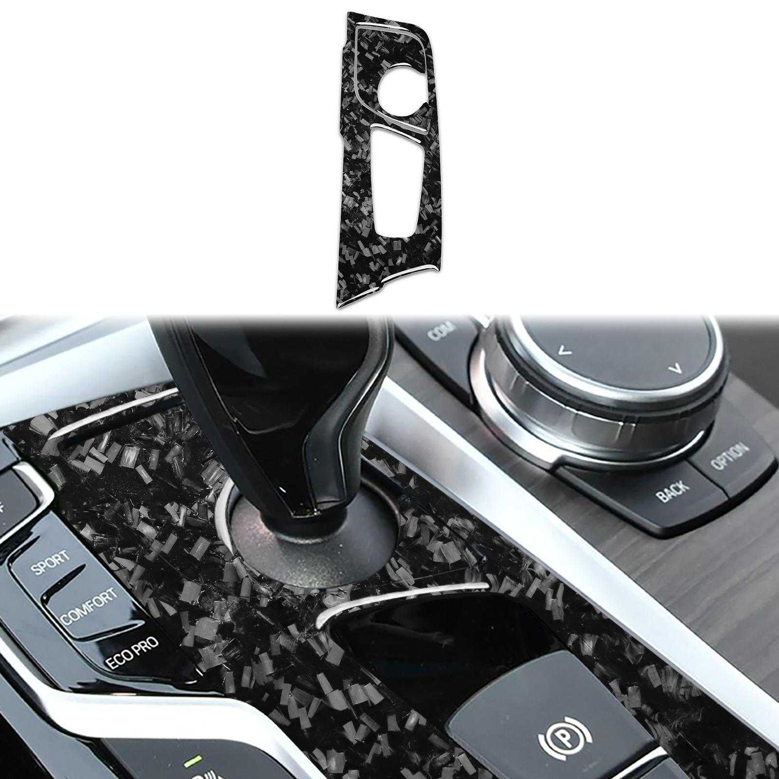 Панель отделки рычага переключения передач из углеродного волокна для BMW G30 5 серии 2018-