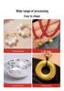 Multifunctional Jewelry Polishing & Grinding Tools: Square, Round, Irregular Shapes in Gold, Silver, Copper.