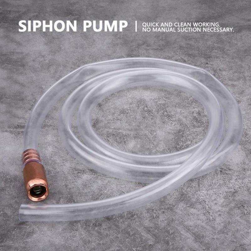 180cm Manual Suction Pipe Gas Siphon Pump Gasoline Fuel Water Shaker
