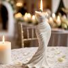 Wedding Dress Candle Mold Bridal Gown Silicone Mold DIY Aromatherapy Wax Plaster Resin Craft Valentine Gift Home Decor