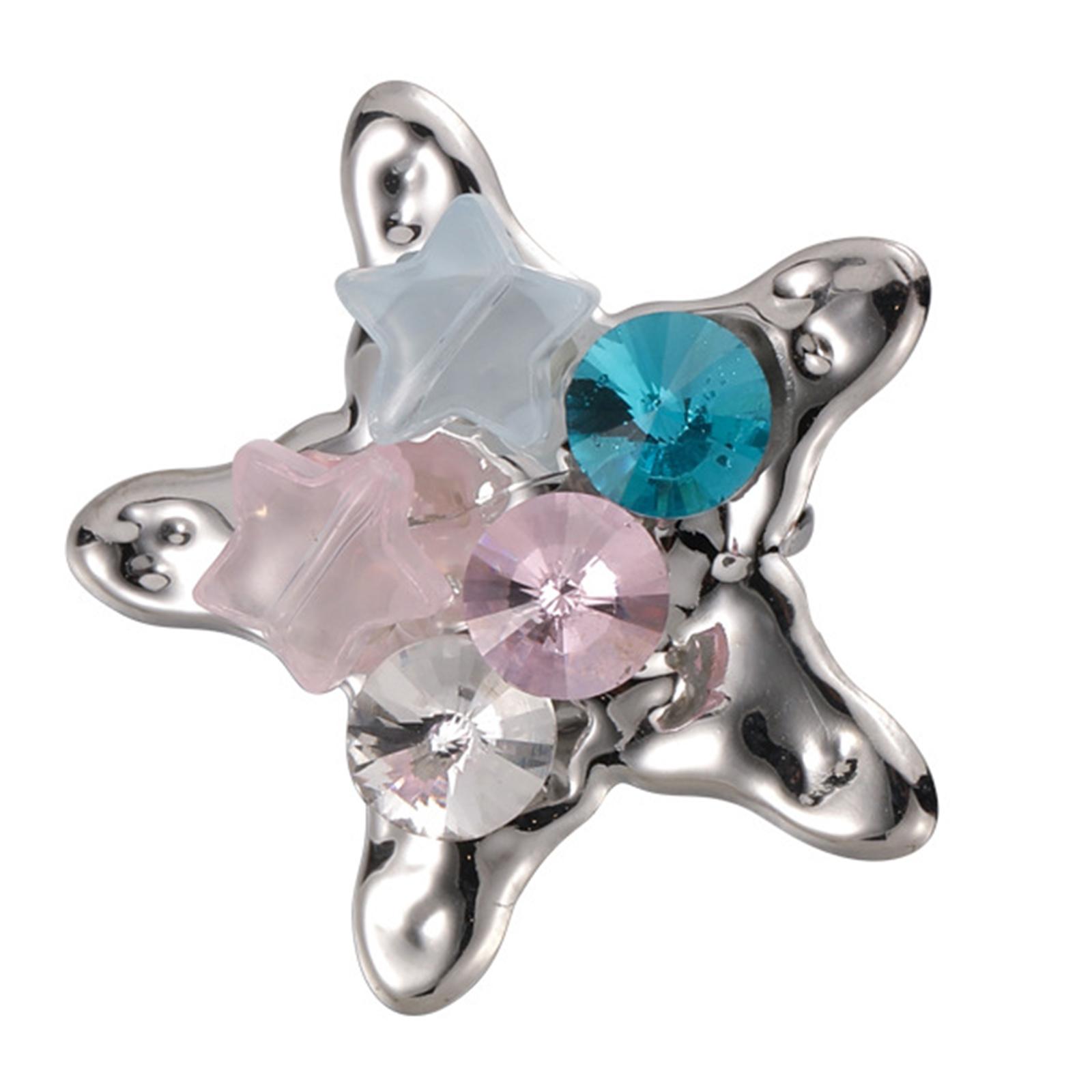 

Нежные блестящие звезды Y2K заколки клипсы Harajuku шпильки для волос Sweet Girls Harajuku Lady Mini Shimmering Star