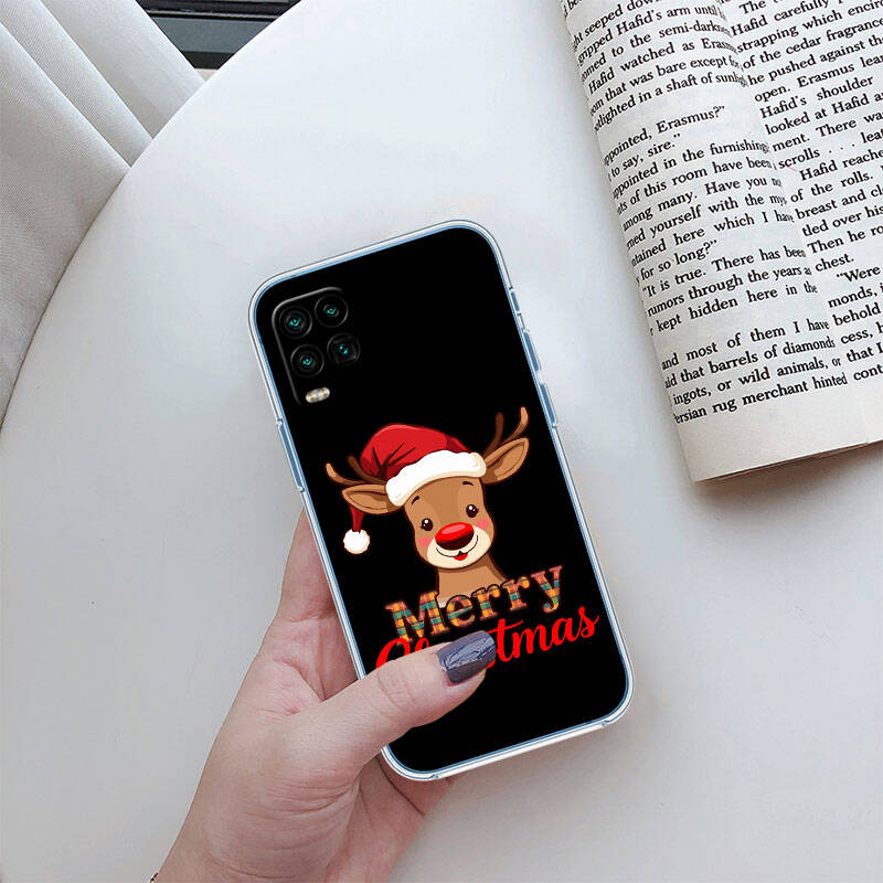 RT16 Merry Christmas Deer Gift Case for Motorola E7 G6 G7 G8 G9 Plus Power Play G10 G20 G04 E30 E40 E22 E20 E13 E15 G22 G23 G05 G75 G35 G55