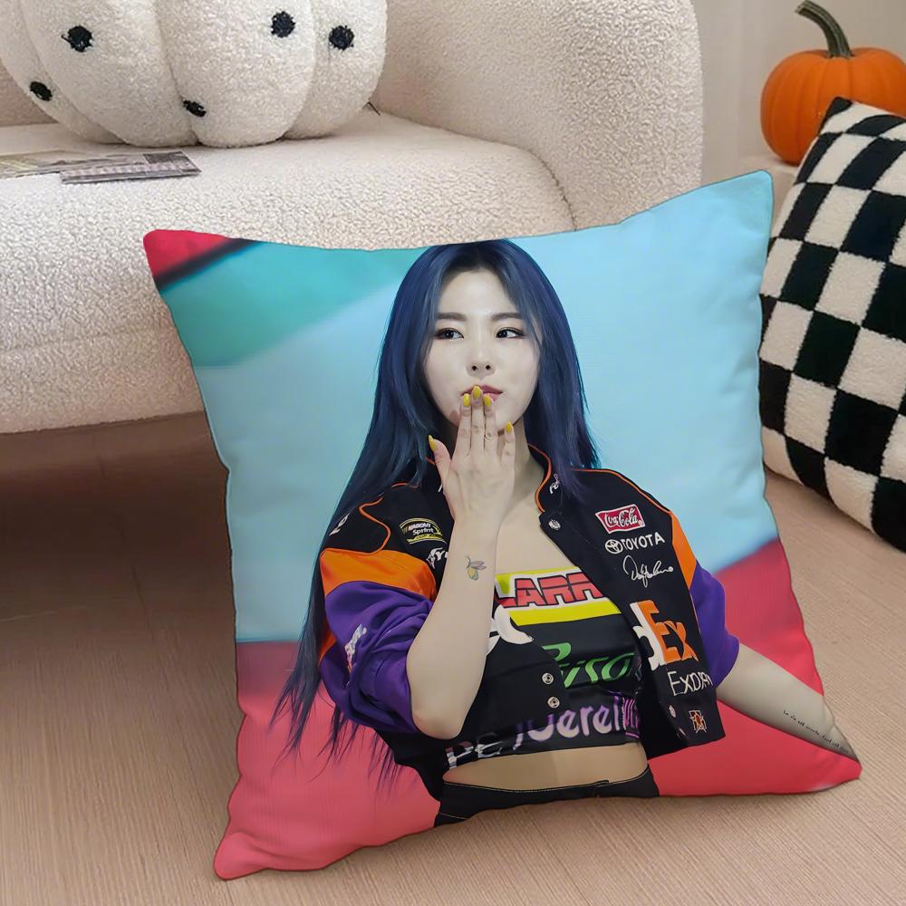 singer soulful WWheein JJung WWheein Cushion Cover Throw Pillow Cover Hidden Button Durable Polyester Chair Cushion