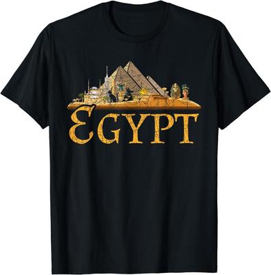 Afrika Antike Ägyptische Pyramiden Ägypten T-Shirt Größe S-5XL Unisex T-Shirt