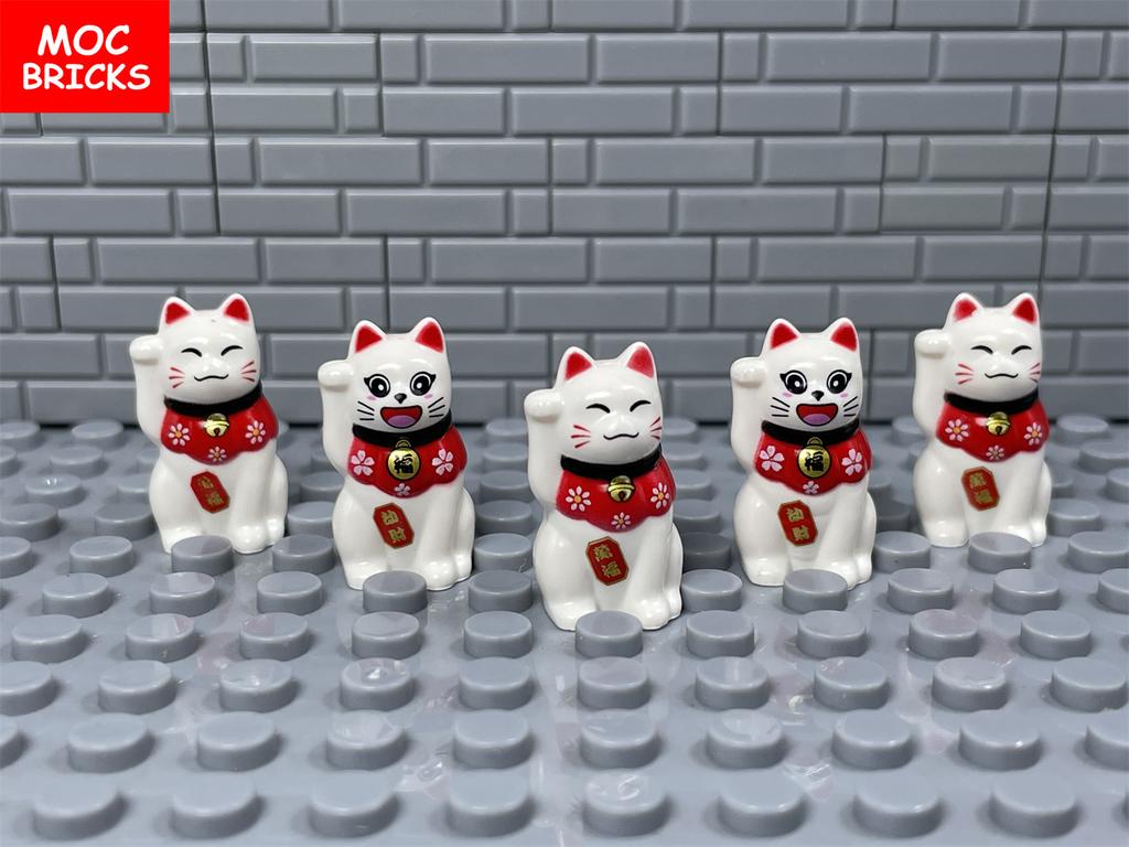 MOC Bricks Chinese Culture Spring Festival Happy New Year Gift Red Envelope Wedding Wine Model City Building Blocks Toys For Kid