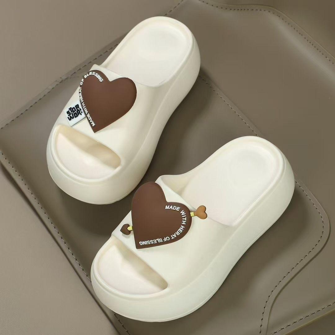 

Женские тапочки на толстой подошве, летние модные домашние тапочки, нескользящие пляжные тапочки, для улицы и дома, на высоком каблуке 36-41