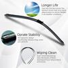 For BMW X1 E84 X3 F25 X4 F26 X5 E70 X6 Front Windshield Wiper General Motors Multifunctional Double Rubber Car Accessories