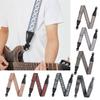 Adjustable Guitar Strap  Acoustic Guitar Shoulder Belt Strap with Leather Ends Stringed Instrument Accessories