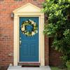Front Door Wreath 16.5in Diameter Artificial Flowers Bright Colors Wall Floral Wreath for Decoration