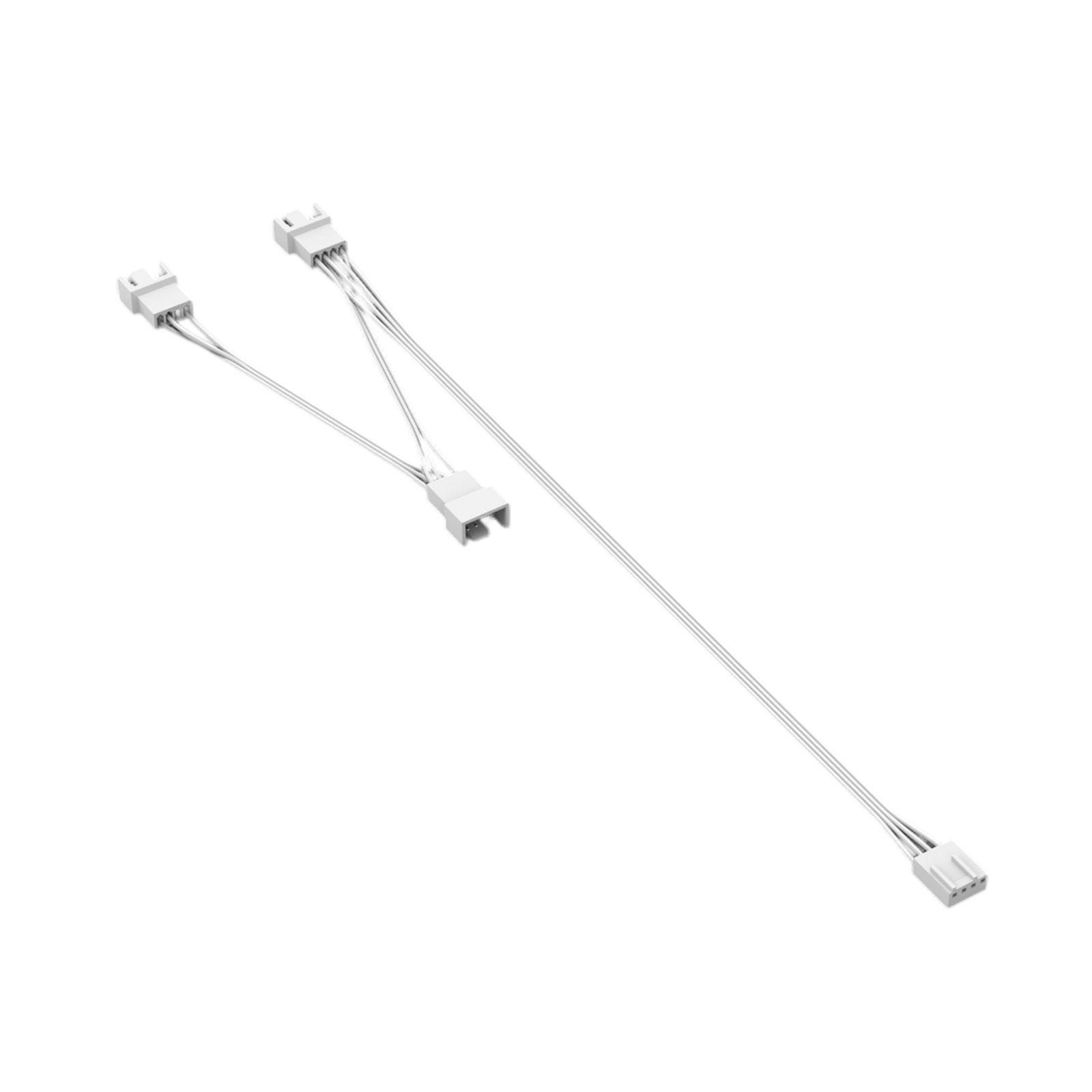 

Кабель-разветвитель вентилятора PWM с 4-контактным управлением, долговечность 4-контактного кабеля-разветвителя вентилятора PWM для нескольких компьютерных вентиляторов A белый