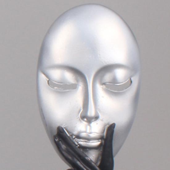 Doskonała rzeźba myśliciela, realistyczna, teksturowana kolekcja