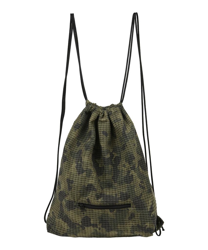 Ressac Camo Embossed Gym Sack Khaki
