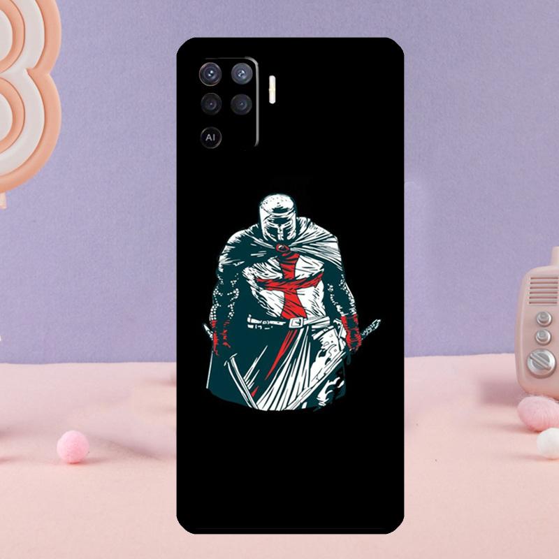 

Christian Templar Knights Phone Case For Oppo A80 A60 A40 A94 A54 A98 A78 A18 A38 A58 A16 A76 A96 A17 A77 A74 A57S A15 OPPO A80 5G