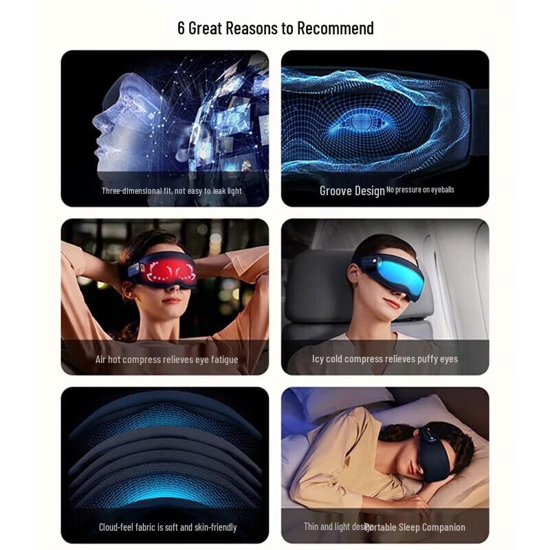 SKG W3 Eye Massager with Warm Compress CN plug (adapter included)