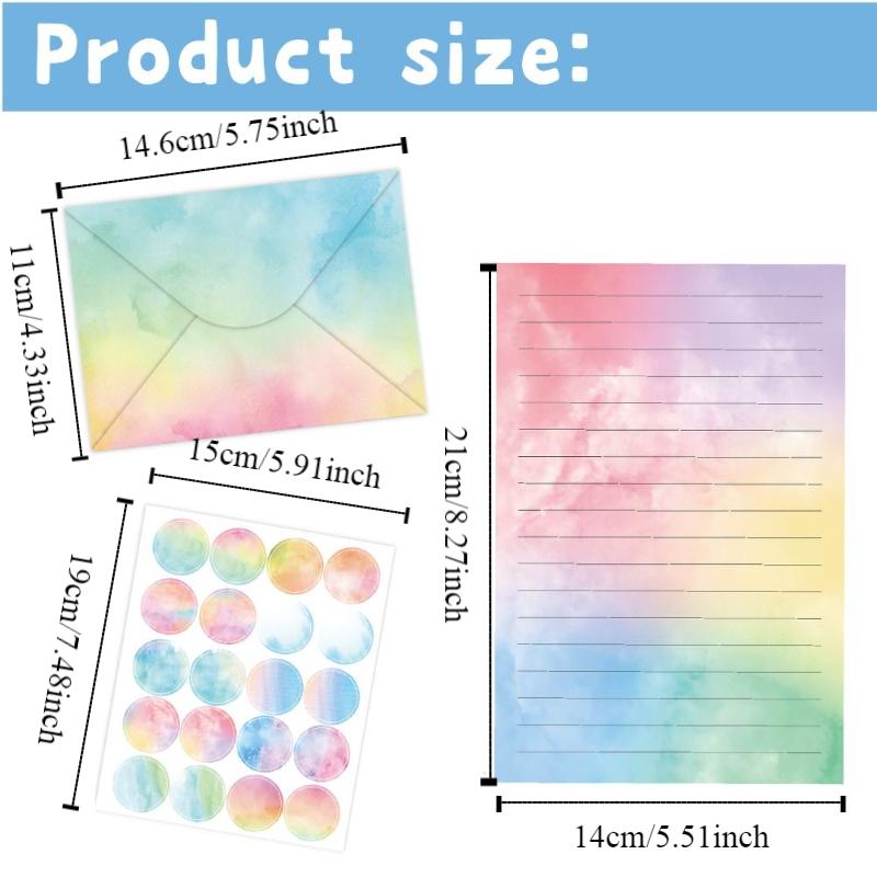 160pcs DIY Postcards Letter Paper and Envelope Set Greeting Cards  Holiday Decorations