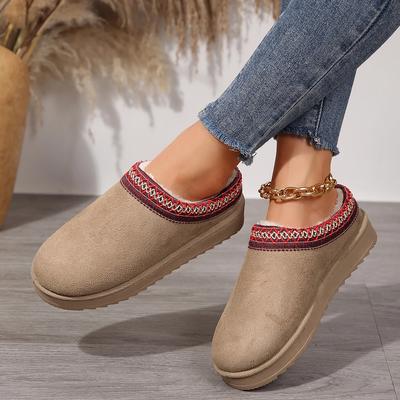 Fashion Women Boots Winter Brand Fur Short Plush Warm Snow Boots Women 2024 New Fashion Platform Flat Shoes for Women Zapatos De Mujer