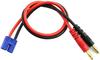EC3 Charging Cable Connector | 4.0mm Gold-Plated Banana Plug | Flexible & Durable | For Lipo Battery Chargers, Drones, Quadcopters