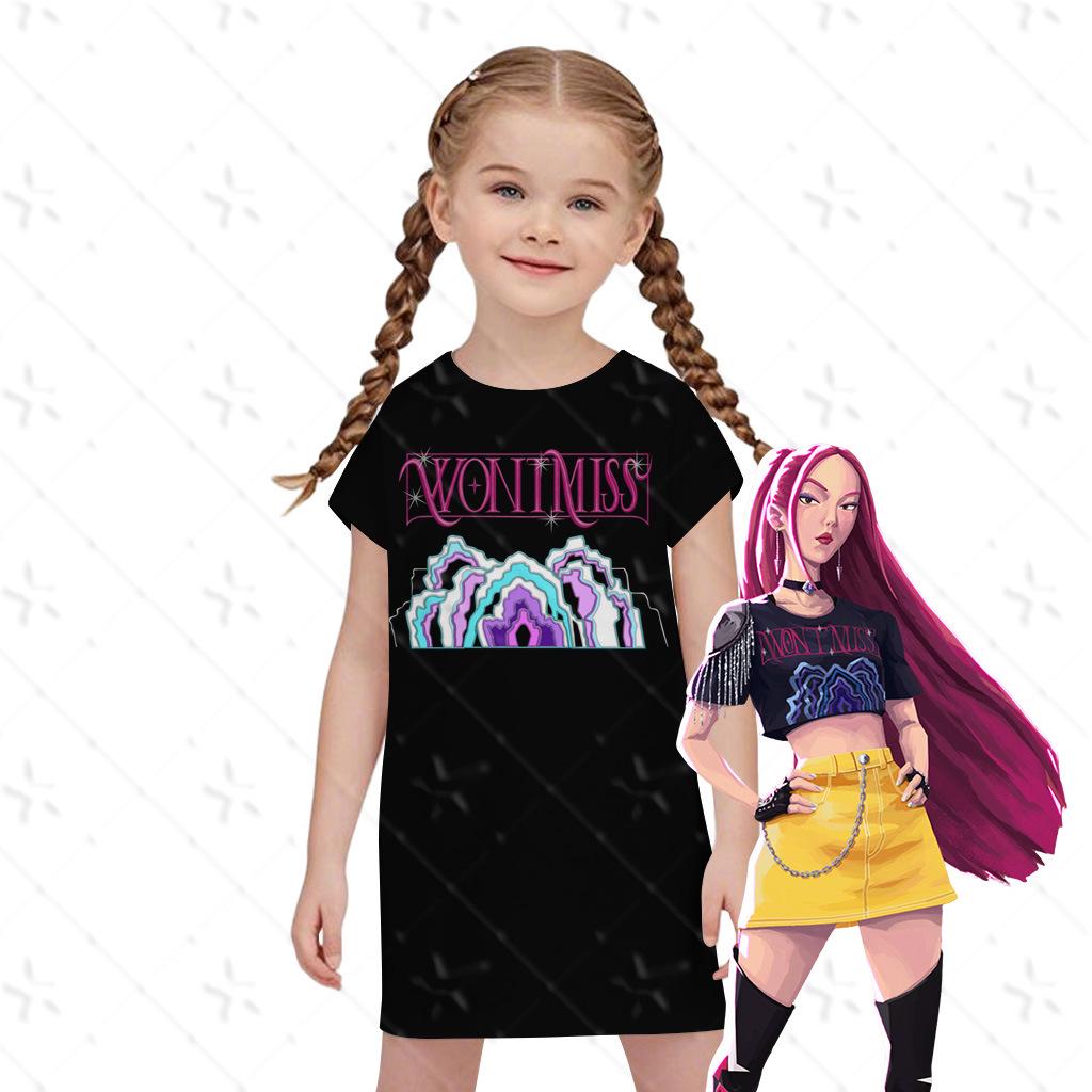 Sommer MIRA Dämonenjägerin Mädchen Milchseide Nachthemd - Gleicher Stil Bühnenkostüm