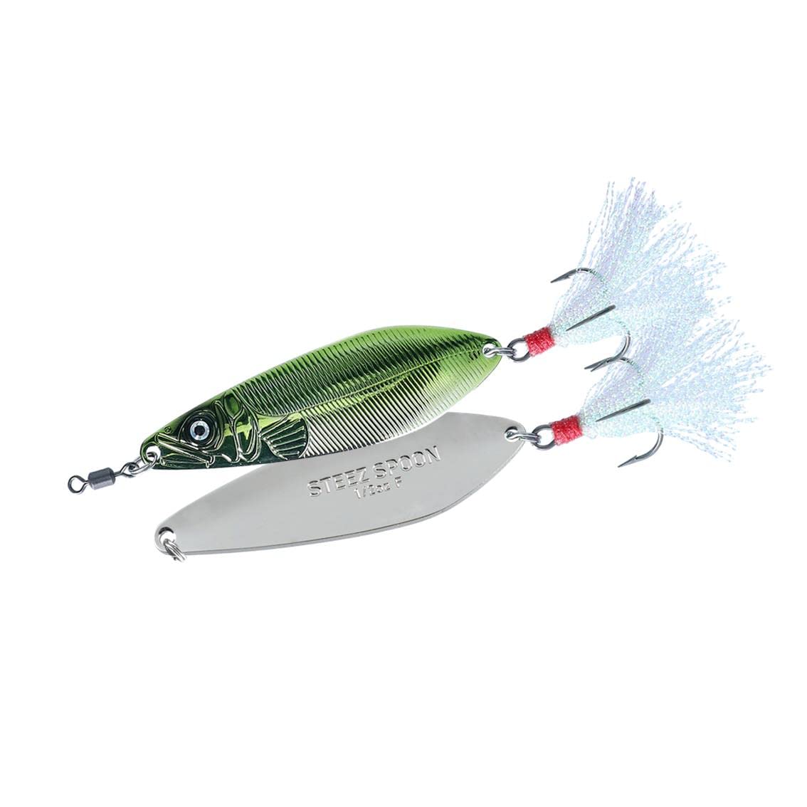 

Daiwa Bass Steez Spoon Clearweed Lure 1/2oz