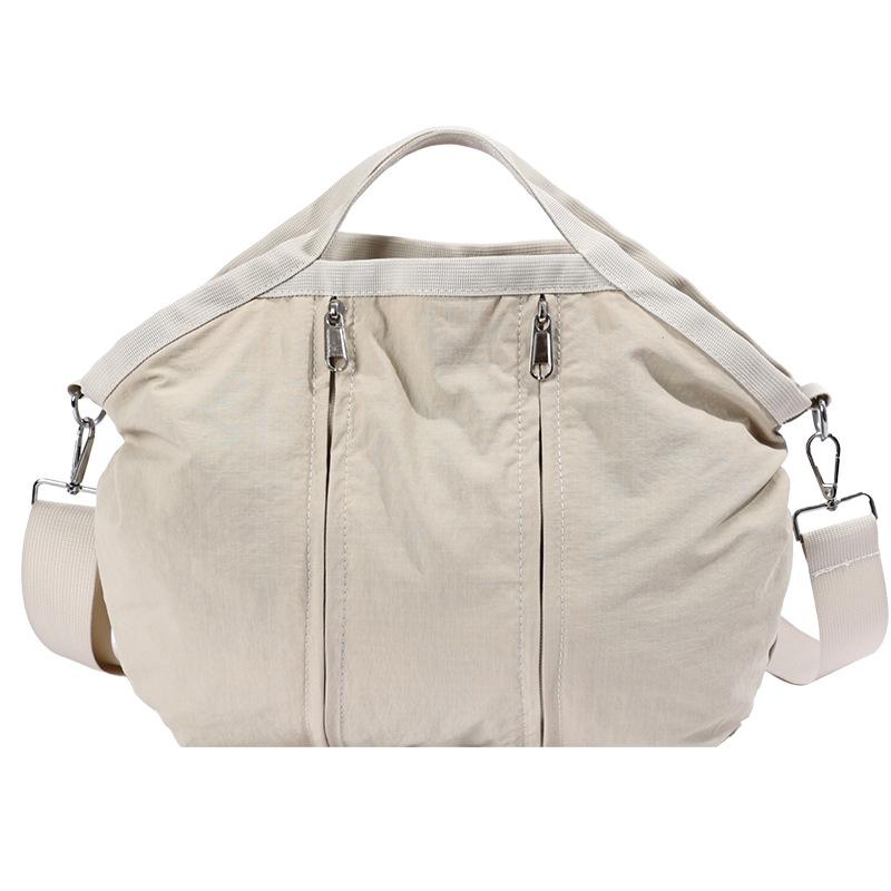 Wasserdichte Nylon-Tragetasche für Damen, große Kapazität, Umhänge-Crossbody-Handtasche mit Reißverschluss