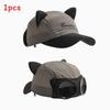 Summer Korean Style Baseball Cap With Sun Protection And Breathable Polyester For Girls