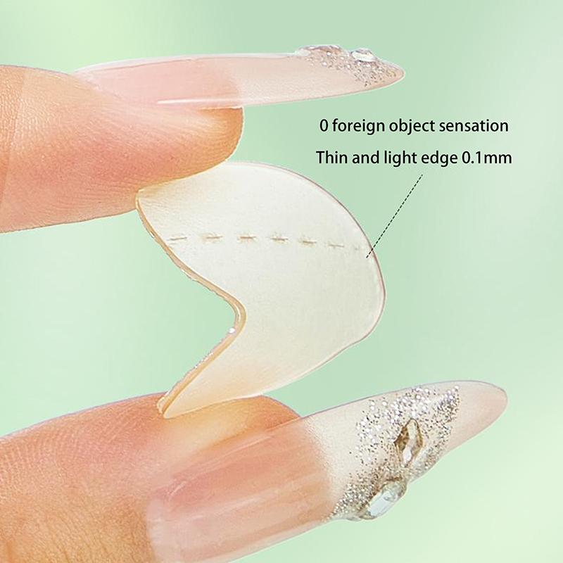 Heart-Shaped Elf Ear Support Stickers Invisible Ear Corrector Earlobe Support Patches Elf Ear Makeup V-Face Stickers Easy Use