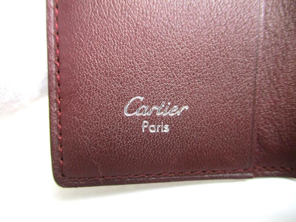 Brelocuri autentice din piele Cartier Bordeaux cu 4 poze #a571 Reconditionate