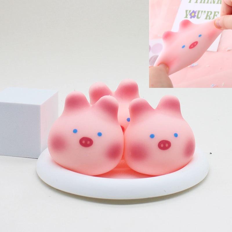 Zhao Lusi Sangzhi Same Style Sakura Pig Stress Relief Toy Plastic Material