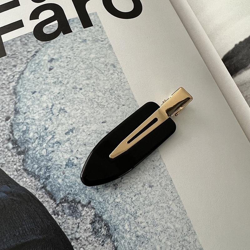 2/3/4/6 stücke Acetat Make-Up Haar Clips Koreanische Mode Gold Weiß Glitter Haar Pin Headwear Mädchen Frauen Haar Zubehör