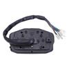 Motorcycle Instrument Display for 12 V Electrical Systems, Featuring LED Backlighting and Included Harness and Sensor for Dashboard Replacement Work