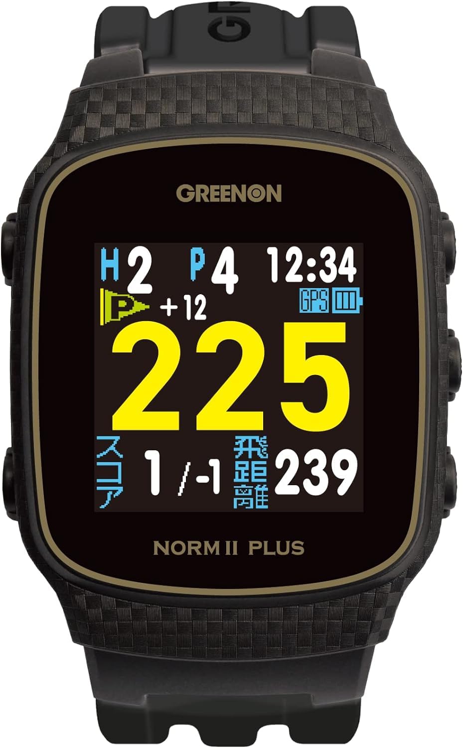 

Часы для гольфа NORM II PLUS Зеленый на часах для гольфа Norm 2 Plus