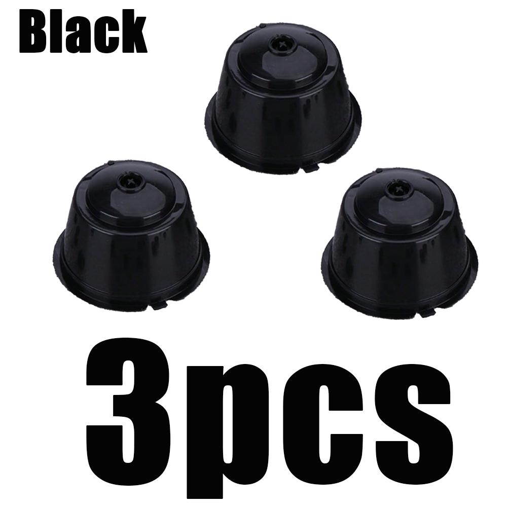 1/2/3/5pcs Reusable Coffee Capsule Filter Cup Dispenser For Nescafe Dolce Gusto Refillable Coffee Capsules Pod Compatible Kit